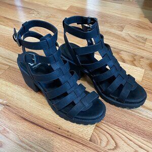 Dirty Laundry Fun Stuff Black Sandals - 9.5